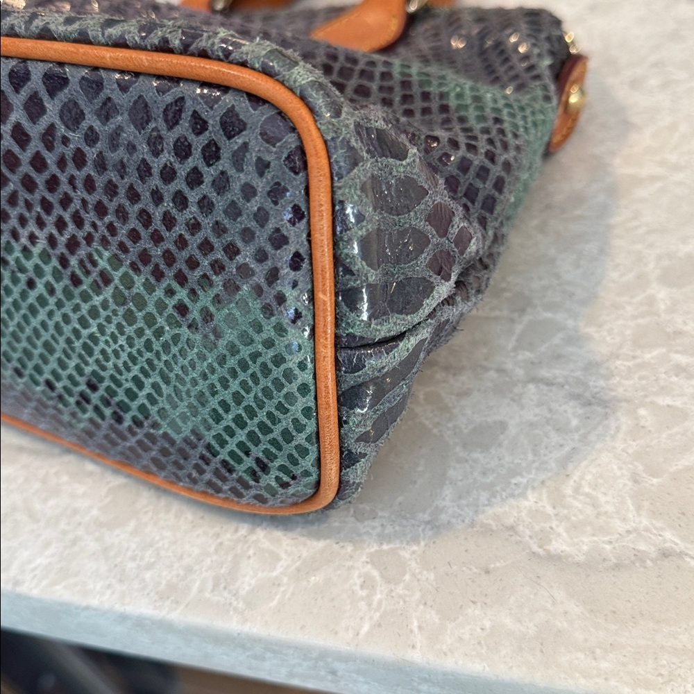 Dooney And Bourke Mini Python Satchel/Crossbody - image 8